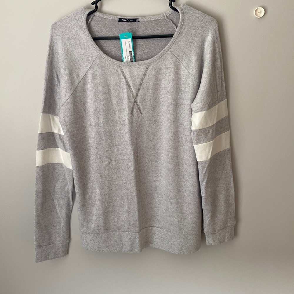 Pink Clover Sweater